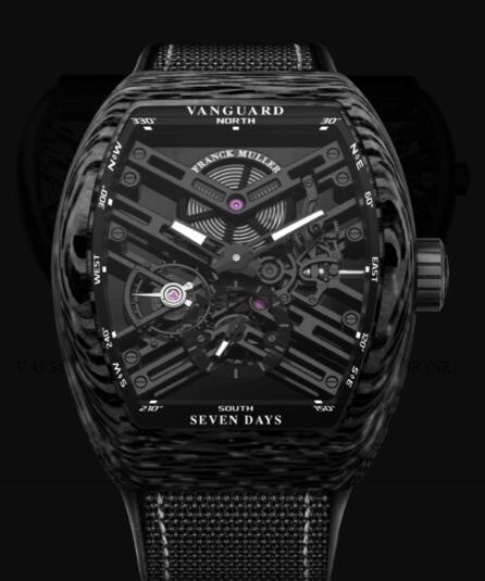 Franck Muller Vanguard Skeleton Review Replica Watch Cheap Price V 45 S6 SQT CARBONE NR (NR)